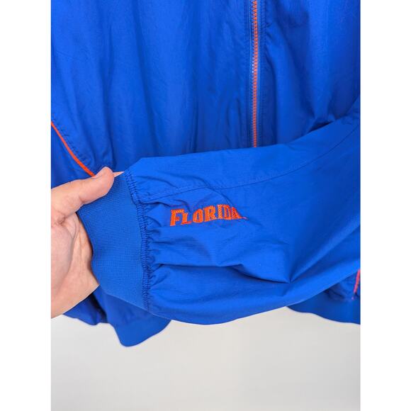 Nike Team Florida Gators Blue Clima-Fit Windbreaker Jacket XXL Embroidered Logo - Picture 6 of 8